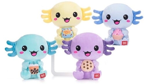 Kawaii Kuties Pluche Snaxolotl 4 assorti 24cm