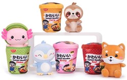 Kawaii Kuties Peluche Noodle Pot 4 assortitis 17cm