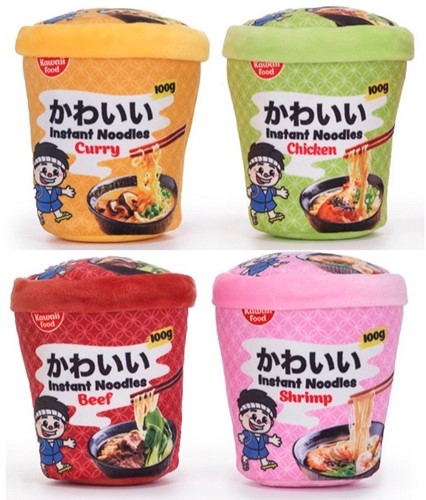 Kawaii Kuties Peluche Noodle Pot 4 assortitis 17cm-2