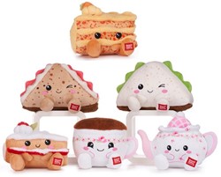 Kawaii Kuties Peluche Afternoon Tea 6 assortis 19cm