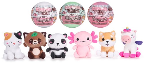 Kawaii Kuties Capsule 100mm + Plush Kawaii 6 assorted in display (12)-2