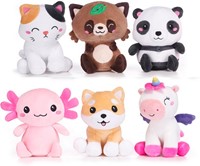 Kawaii Kuties Capsule 100mm + Plush Kawaii 6 assorted in display (12)-3