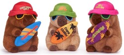 Peluche Capybara Holiday 3 assortiti 22cm