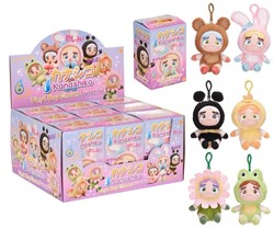 Kanashiko Peluche Bagclip 14cm Plastic Face in Blindbox 9,5x15cm 6 assortis in display (9)