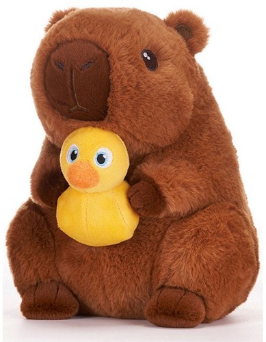 Plush Capybara + Duck 3 assorted 25cm-3
