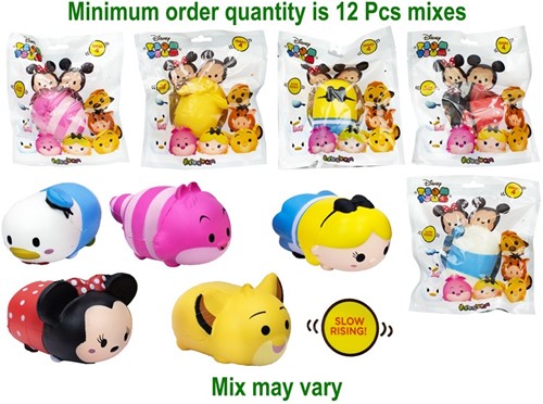 Disney Tsum Tsum Squishies 14,5x15,5cm assortiti
