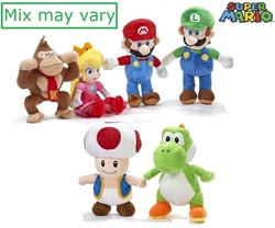 Mario Bross Peluche 6 surtidos 30cm