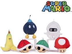 Mario Bross Pluche Mario Kart Mix 6 assorti 30cm