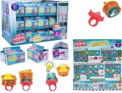 MGA Num Noms Mystery Pack Light-up Ring 6,5x6,5cm assortis en présentoir (36) (Piles vides)