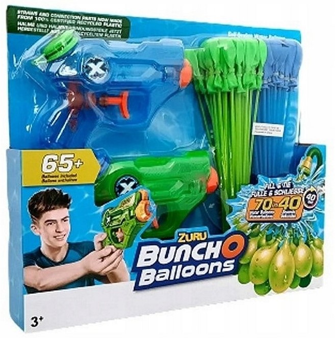 Zuru Bunch O Balloons Water Gun 2pack + 70 water balloons 23x26cm