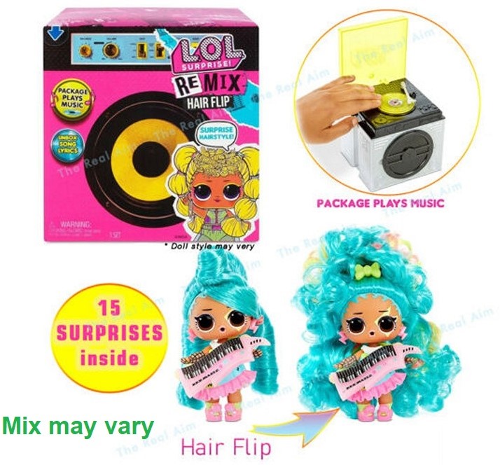 . Surprise! Re Mix Hair Flip assorted in display 13x13x13cm . Surprise! Re Mix Hair Flip assorted in display 13x13x13cm