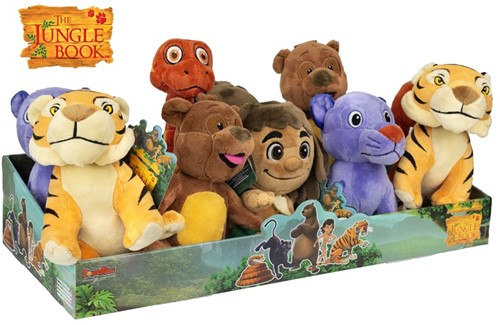 The Jungle Book Pluche 5 assorti (Size 1) 18cm in display-2