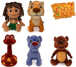 The Jungle Book Pluche 5 assorti (Size 5) 34cm