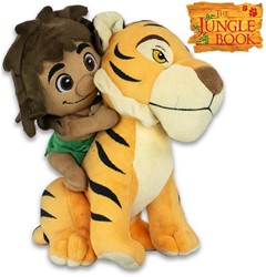 The Jungle Book Pluche Mowgli & Sherekhan (Size 3) 25cm