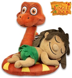 The Jungle Book Pluche Mowgli & Kaa (Size 3) 25cm