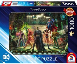 Schmidt DC Comics Batman Thomas Kinkade Puzzle  1000pcs The Justice League 27x37cm