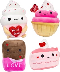 Pluche Valentine Sweetys 4 assorti 20-25cm