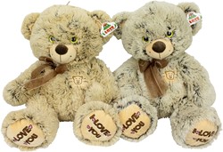 Plüsh Bear I Love You with Bow 2 assorted 45cm