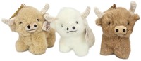 Plush Highlander Bagclip standing 3 assorted 12cm-2