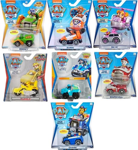 Paw Patrol Fahrzeuge 7-fach sortiert 13×16 cm