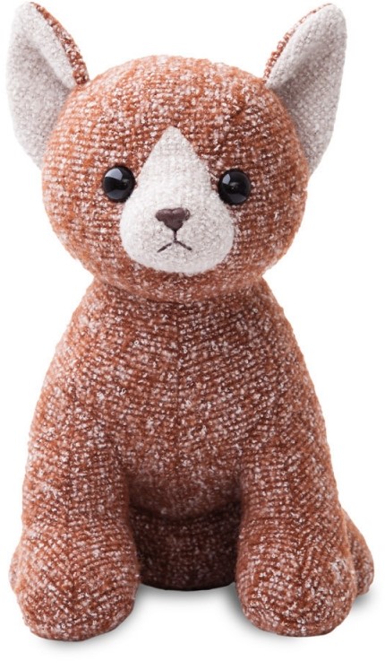 peluche chat orange