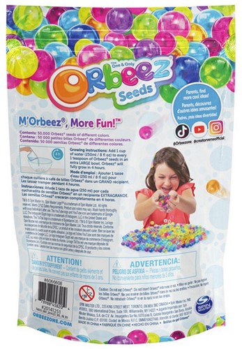 Orbeez Seeds Rainbow 50000pcs / 516 gram 15x22cm-2
