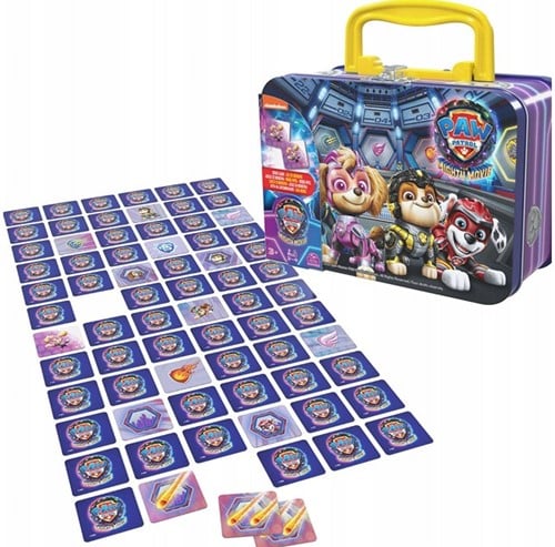 Spin Master Paw Patrol The Mighty Movie Memory Spel in Koffer 11x14cm