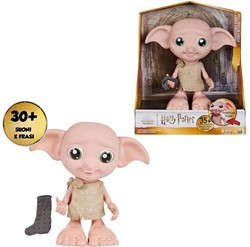 Spin Master Wizarding World Harry Potter Interactieve Dobby met geluid en bewegend 25x30,5cm (Taal: Duits + Italiaans)
