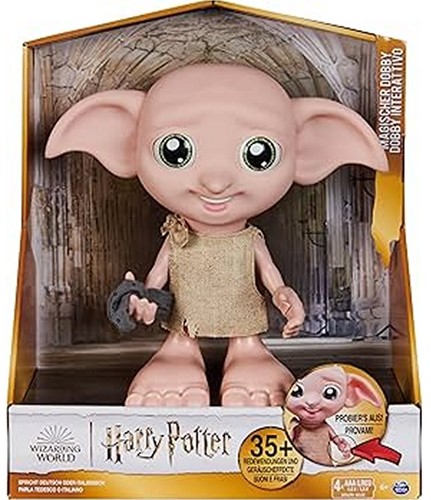 Spin Master Wizarding World Harry Potter Dobby interattivo con suoni e movimento 25x30,5 cm (Lingua: tedesco + italiano)-2