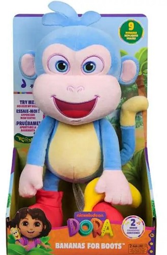 Spin Master Dora Bananas For Boots Interactive Plush Figure 21x32,5cm-2
