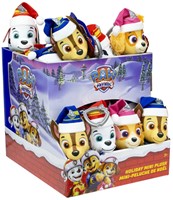Paw Patrol Plusch Winter Holiday Pups 10cm + Bagclip sortiert im display (28)-3