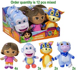 Dora the Explorer Pluche 16cm 4 assorti in display (12)