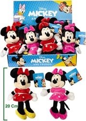 Disney Mickey & Minnie Mouse Plush 2 assorted 20cm in display (12)