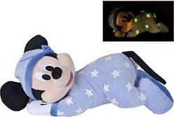 Disney Mickey Mouse Plush Glow in the Dark 30cm