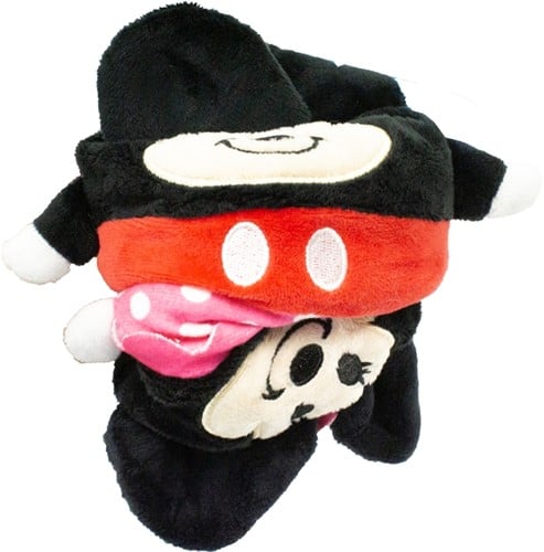 Disney Mickey und Minnie Mouse Omkeerpluche 8cm-3