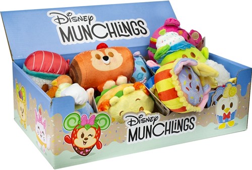 Disney Munchlings Peluche 10cm Serie 3+4 assortis in display (12)