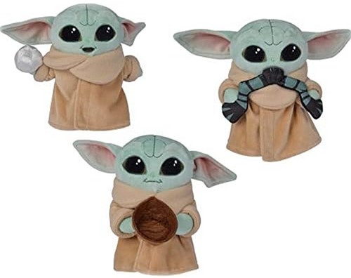 Disney Star Wars The Mandalorian Child Baby Yoda Pluche 3 assorti 17cm
