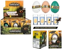 WORLD OF DINOSAURS Growth Egg Dinosaur 6 assorted in display 7,5x10,5cm