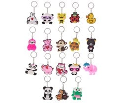 Animal Porte-clés Laser 24 assortis 6cm