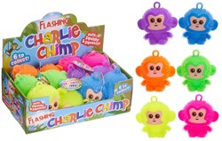Charlie Chimp mit Licht 6-fach sortiert im Display (12) 10cm