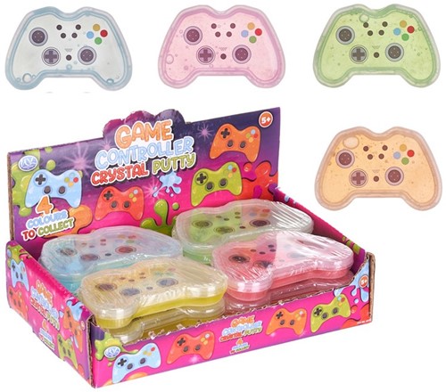 Game Controller Crystal Putty 5,5x8,5cm 4 surtidos in display (12)
