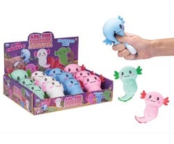 Axoloti Squeeze 10x9cm 4 assorted in display
