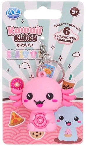 Kawaii Kuties Snaxolotyl Porte-clés 3D 6 assortis -2