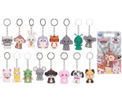 Kawaii Kuties Keychain 3D 16 assorted 6cm