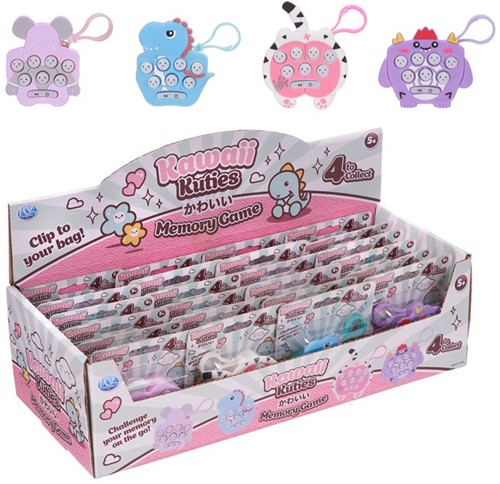Kawaii Kuties Memory Game 11x11,5cm 4 surtidos in display (24)