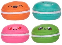 Kawaii Foodiez Squishy Macaroon 6,5cm 4 assorti in display (12)-2