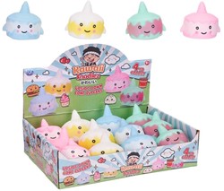 Kawaii Foodiez Squishy Upside Down Cone Cupcake 8cm 4 assorti in display (12)