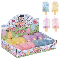 Kawaii Foodiez Squishy Gel Ice-Lolly 4x7cm 4 surtidos in display (24)
