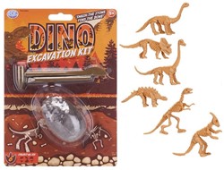 Dino Excavation Kit 6 assorti 16x21cm