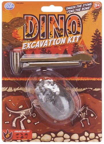 Kit di scavo per dinosauri 6 assortiti 16x21cm-2